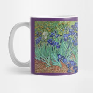 Van Gogh's Irises, 1889. Mug